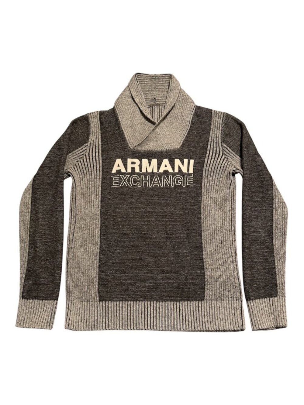Armani Exchange Men's Turtleneck Sweater Sz: X-small Gray Check Desc!!!